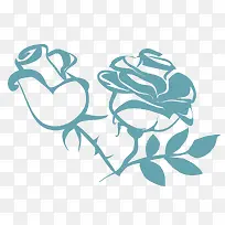 手绘玫瑰花设计素材-空若网 手绘玫瑰花设计素材-空若网