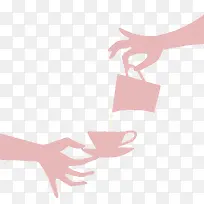 扁平风喝咖啡的剪影-空若网 扁平风喝咖啡的剪影-空若网
