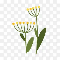 扁平化蒲公英免抠素材-空若网 扁平化蒲公英免抠素材-空若网