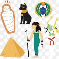 卡通埃及法老木乃伊-空若网 卡通埃及法老木乃伊-空若网