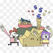 手绘挣钱的工厂-空若网 手绘挣钱的工厂-空若网