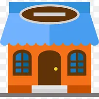 卡通扁平化店铺-空若网 卡通扁平化店铺-空若网