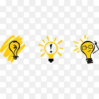 素描发光灯泡素材PNG矢量元素-空若网 素描发光灯泡素材PNG矢量元素-空若网