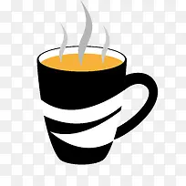 冒热气的奶茶卡通杯子-空若网 冒热气的奶茶卡通杯子-空若网