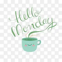 可爱瓷质杯子里一杯冒着英文的卡-空若网 可爱瓷质杯子里一杯冒着英文的卡-空若网