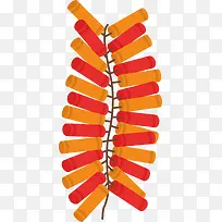 春节多彩圆形鞭炮-空若网 春节多彩圆形鞭炮-空若网