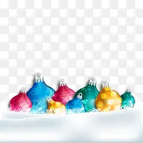 矢量圣诞雪球-空若网 矢量圣诞雪球-空若网