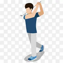 男高尔夫运动素材-空若网 男高尔夫运动素材-空若网