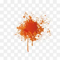 橙色墨水印-空若网 橙色墨水印-空若网