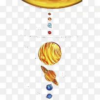 矢量水彩宇宙太阳系-空若网 矢量水彩宇宙太阳系-空若网