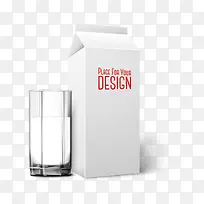 矢量杯子中的牛奶-空若网 矢量杯子中的牛奶-空若网