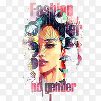 时尚彩绘女孩-空若网 时尚彩绘女孩-空若网