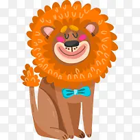 卡通可爱狮子动物贴纸-空若网 卡通可爱狮子动物贴纸-空若网