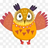 卡通可爱猫头鹰动物贴纸-空若网 卡通可爱猫头鹰动物贴纸-空若网