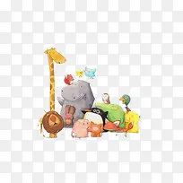 可爱动物聚会-空若网 可爱动物聚会-空若网