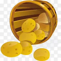 矢量一箩筐食物-空若网 矢量一箩筐食物-空若网