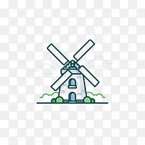 扁平化风车-空若网 扁平化风车-空若网