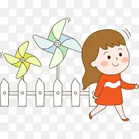 散步的女孩-空若网 散步的女孩-空若网