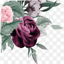 多彩花朵装饰-空若网 多彩花朵装饰-空若网