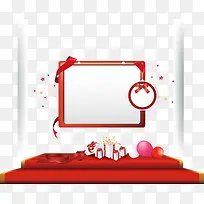 文案背景元素 舞台 红色背景-空若网 文案背景元素 舞台 红色背景-空若网