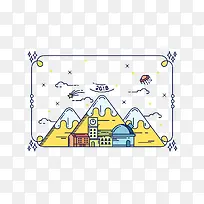 手绘可同风景下载-空若网 手绘可同风景下载-空若网