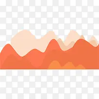 手绘秋季山川插画装饰图案-空若网 手绘秋季山川插画装饰图案-空若网