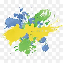 喷墨多彩海报背景素材-空若网 喷墨多彩海报背景素材-空若网