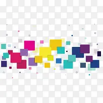 彩色矩形方块花纹-空若网 彩色矩形方块花纹-空若网