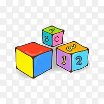 手绘方块-空若网 手绘方块-空若网