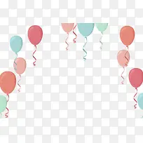 多彩气球背景-空若网 多彩气球背景-空若网