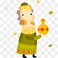 矢量可爱卡通愚人节插画素材-空若网 矢量可爱卡通愚人节插画素材-空若网