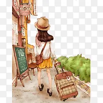 旅行插画-空若网 旅行插画-空若网