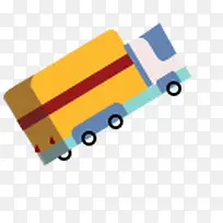 手绘可爱卡通卡车-空若网 手绘可爱卡通卡车-空若网