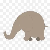 卡通可爱扁平化大象-空若网 卡通可爱扁平化大象-空若网