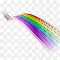 多彩梦幻彩虹小路效果元素-空若网 多彩梦幻彩虹小路效果元素-空若网