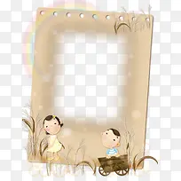 可爱卡通羊皮纸背景-空若网 可爱卡通羊皮纸背景-空若网