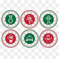 圣诞节贴纸-空若网 圣诞节贴纸-空若网