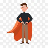 一个橙色披风的英雄-空若网 一个橙色披风的英雄-空若网