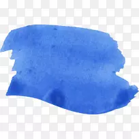 蓝色天蓝色水彩画.水彩画刷-空若网 蓝色天蓝色水彩画.水彩画刷-空若网