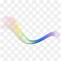 彩色飘动的线条-空若网 彩色飘动的线条-空若网