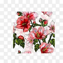 鲜花插画矢量-空若网 鲜花插画矢量-空若网