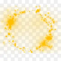 唯美黄色光边框-空若网 唯美黄色光边框-空若网