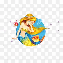 海的女儿插画-空若网 海的女儿插画-空若网