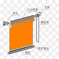 卷帘安装示意图-空若网 卷帘安装示意图-空若网