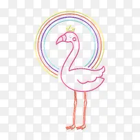 夏季酒吧火烈鸟标签设计-空若网 夏季酒吧火烈鸟标签设计-空若网