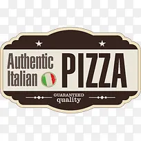 高级披萨标签设计元素-空若网 高级披萨标签设计元素-空若网