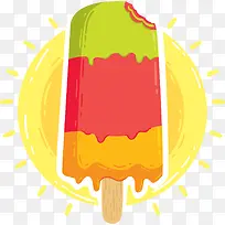 夏日融化的多彩雪糕-空若网 夏日融化的多彩雪糕-空若网