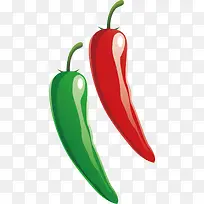 矢量创意设计蔬菜长红辣椒图-空若网 矢量创意设计蔬菜长红辣椒图-空若网