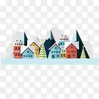 冬日里的小镇-空若网 冬日里的小镇-空若网