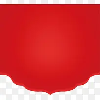 红色旗子形标签-空若网 红色旗子形标签-空若网